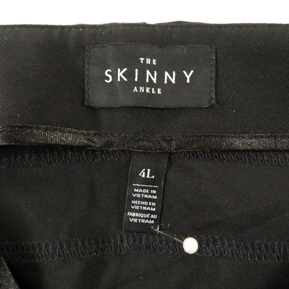 WHBM 4 LONG Skinny Ankle Black Solid - Picture 4 of 4